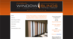 Desktop Screenshot of chorleywindowblinds.co.uk